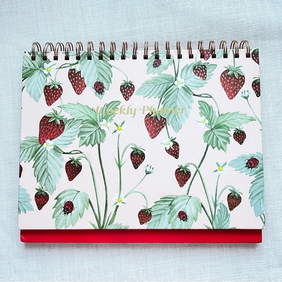 Strawberry Weekly Planner Notebook - Picture 10 of 11